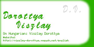 dorottya viszlay business card